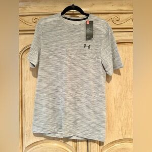 Under Armour Men's Heather Gray Fitted Tee